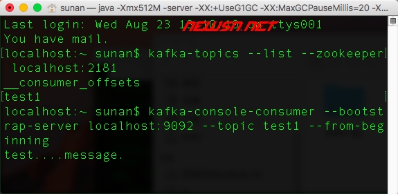 php如何发送数据到kafka? - receive