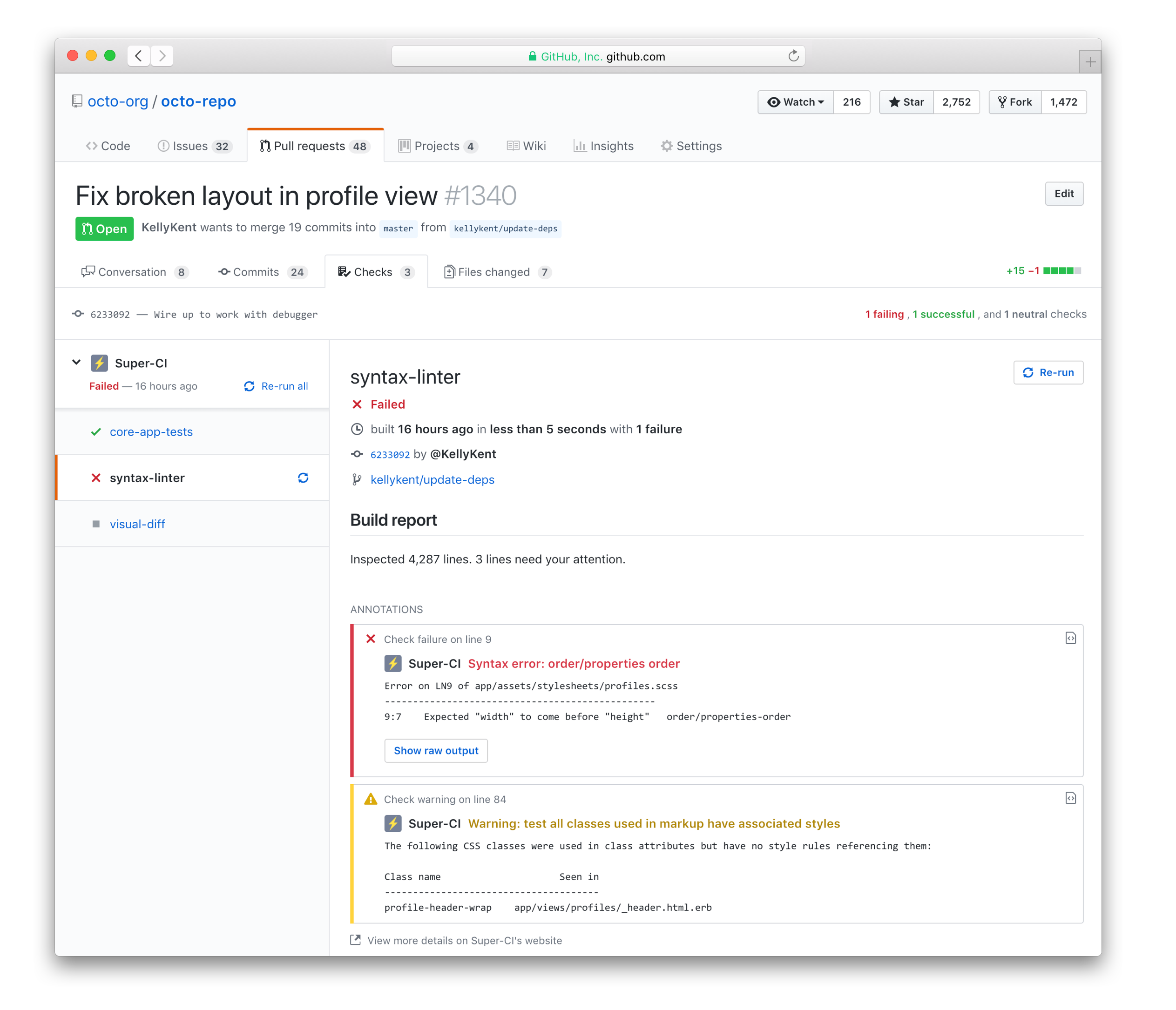 github-checks