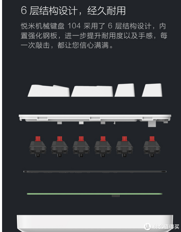 机械键盘也玩性价比？小米旗下悦米机械键盘104Cherry版上手体验