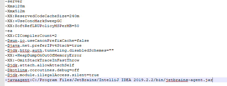 编辑idea.exe.vmoptions、idea64.exe.vmoptions