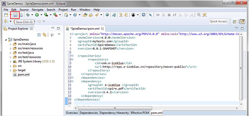 通过 Maven 仓库安装 Spire.PDF for Java
