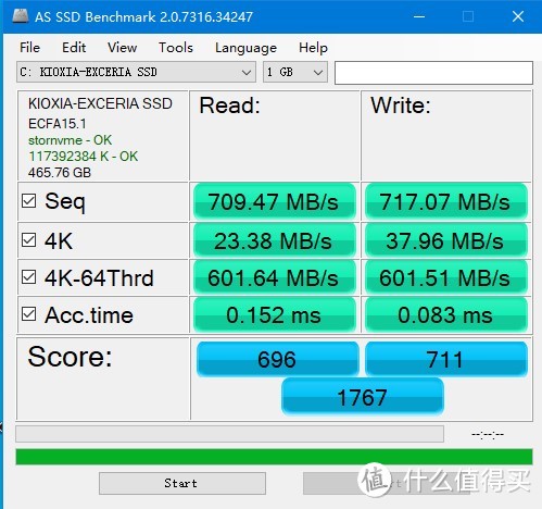 RC10在MAC MINI上的读写速度
