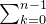sum_{k=0}^{n-1}